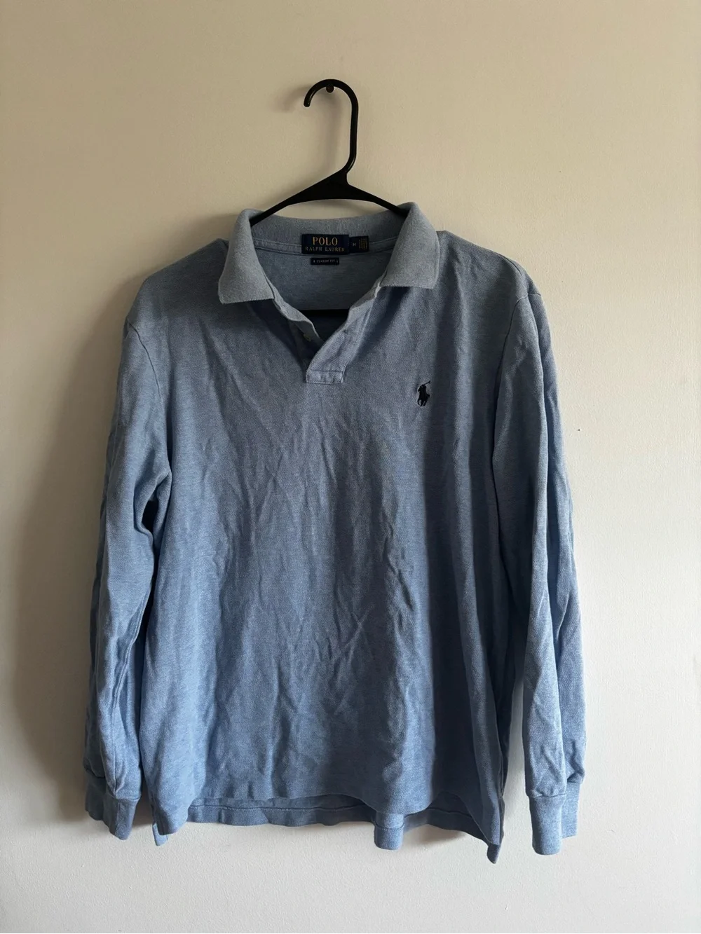 Ralph Lauren Light Blue Long-Sleeve Polo Shirt